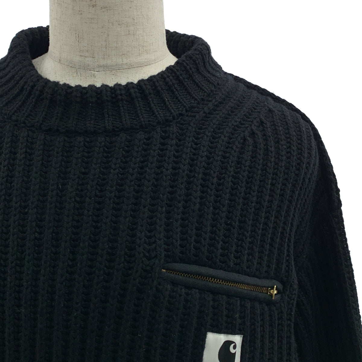 sacai / 사카이 | 2023AW | × Carhartt WIP / 카하트 Knit Pullover