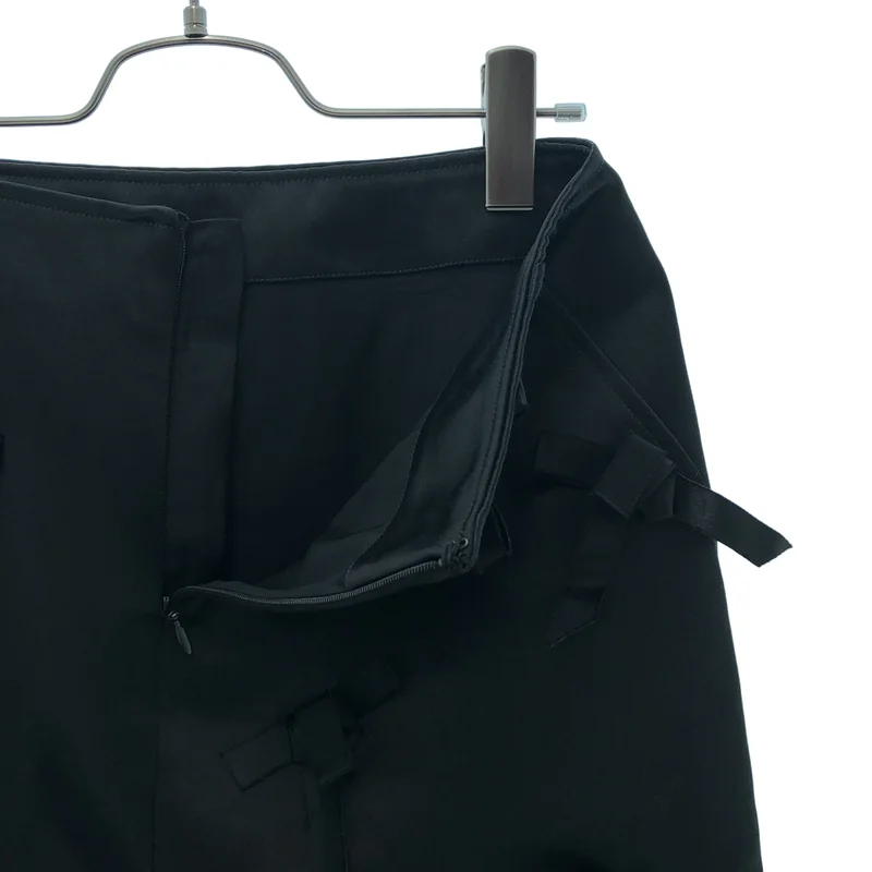 JIL SANDER / ジルサンダー | 2025AW | アセテート リボンドッキング スカート | 32 | レディース