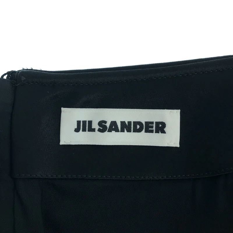 JIL SANDER / ジルサンダー | 2025AW | アセテート リボンドッキング スカート | 32 | レディース