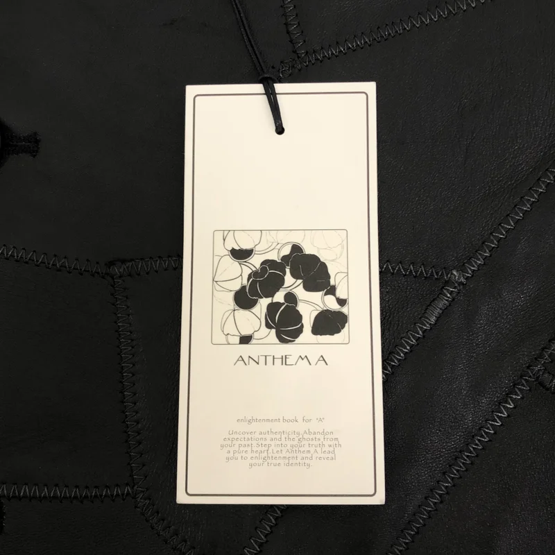 ANTHEM A / アンセムエー | 2026SS | COW LEATHER UNEVEN JACKET パッチワーク レザージャケット | L | メンズ