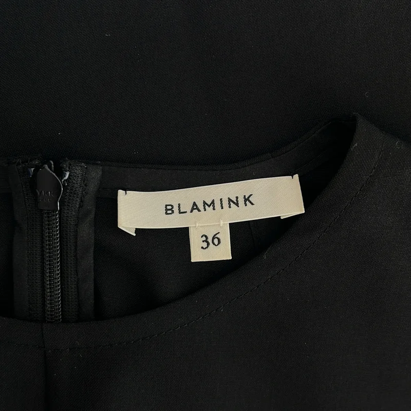 BLAMINK / ブラミンク | 2023AW | ウールクルーネックロングスリーブブラウス | 36 | レディース