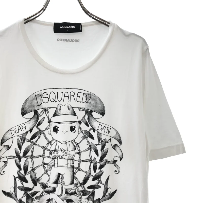DSQUARED2 / ディースクエアード | ポップアート プリントTシャツ | L | レディース