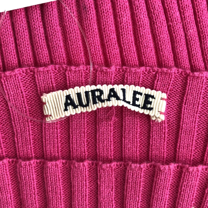 AURALEE / オーラリー | ショートスリーブ リブニット |