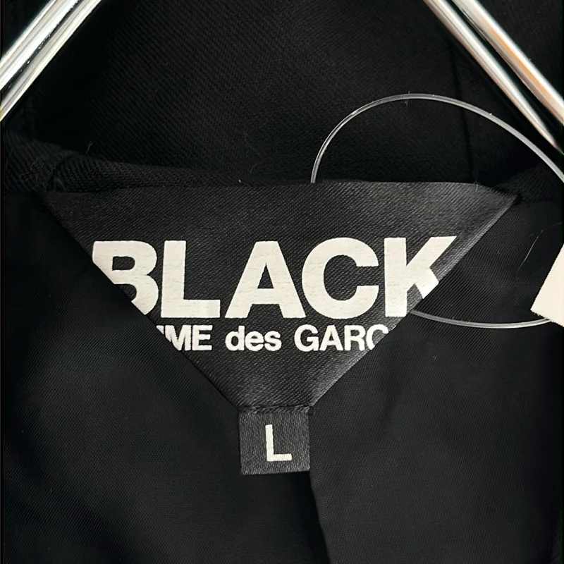 BLACK COMME des GARCONS / ブラックコムデギャルソン | 2012SS | ウール フーデッド ベスト | L | メンズ