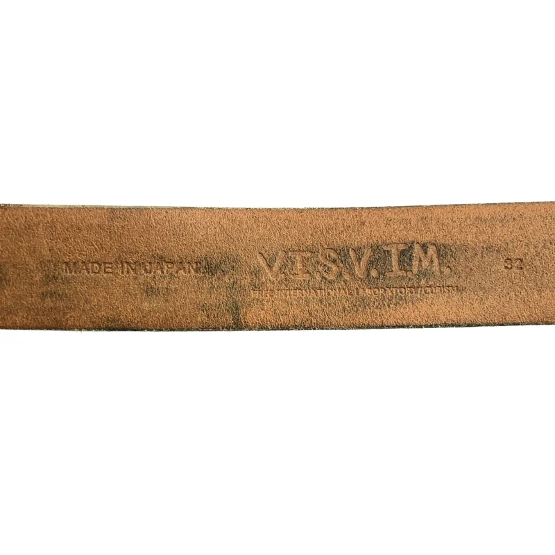 visvim / ビズビム | PLAIN BELT レザー プレーンベルト | 32 | その他