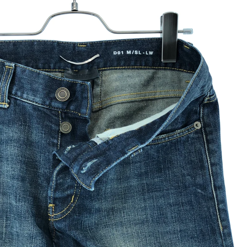SAINT LAURENT PARIS / サンローランパリ | 2013AW | デストロイ スキニー デニムパンツ | 28 | メンズ