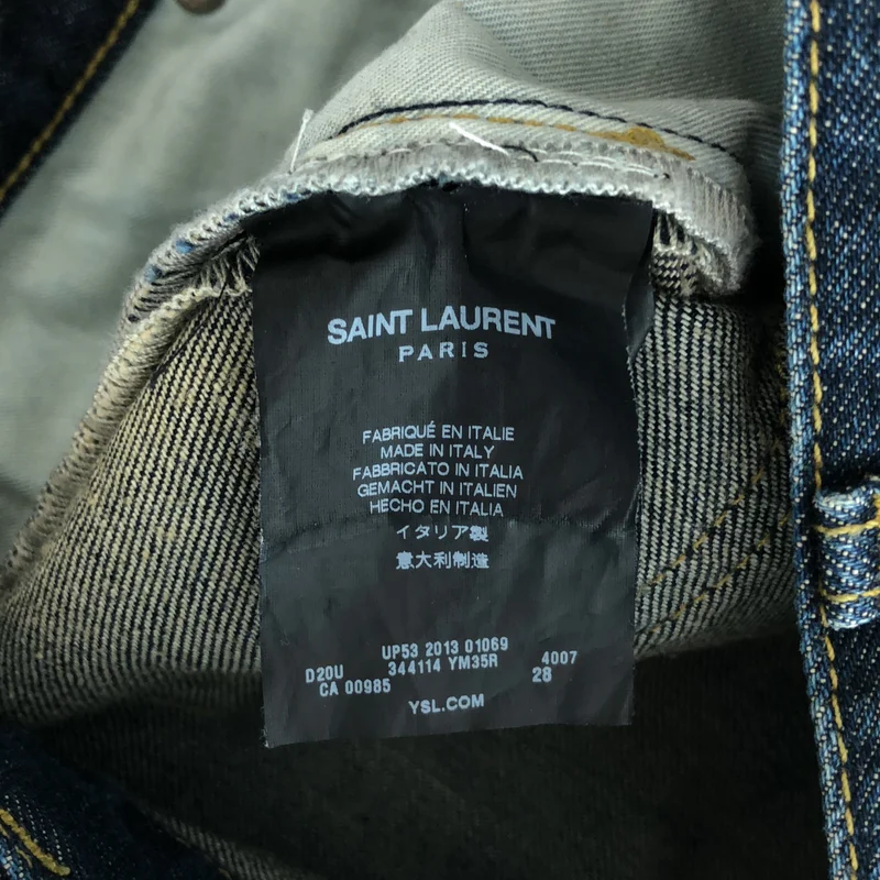 SAINT LAURENT PARIS / サンローランパリ | 2013AW | デストロイ スキニー デニムパンツ | 28 | メンズ