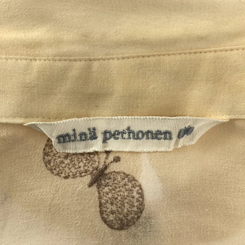 mina perhonen / ミナペルホネン | choucho 刺しゅう シアーブラウス シャツ | 36 | レディース