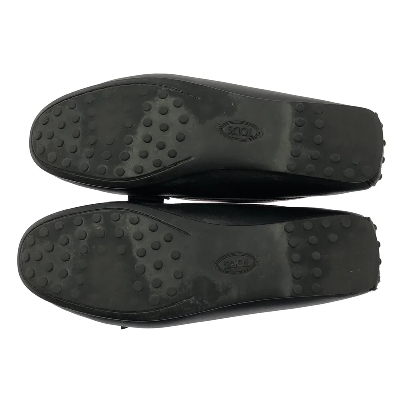 TOD'S / トッズ | ダブルT レザー ローファー | 35.5 | レディース