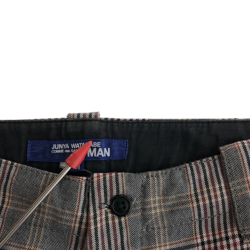 JUNYAWATANABE COMMEdesGARCONS MAN / ジュンヤワタナベマン | 2004SS | チェック パンツ WM-P040 | M | メンズ