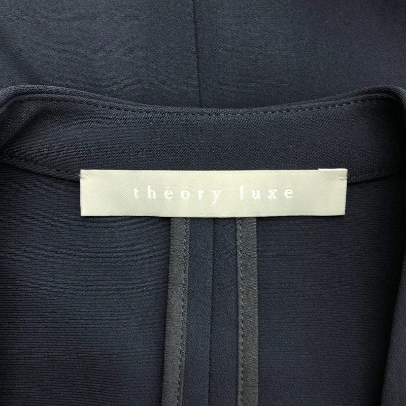theory luxe / セオリーリュクス | トリアセテート フック式 ノーカラー ジャケット | S32 | レディース