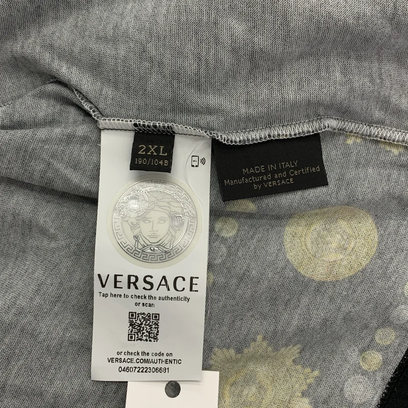 VERSACE / ヴェルサーチ | バロック プリント Tシャツ | 2XL | メンズ