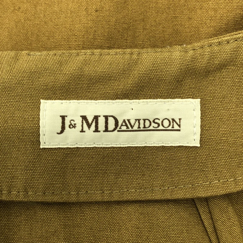 J&M DAVIDSON / ジェイアンドエムデヴィッドソン | ロゴボタン バックジップ スカート |