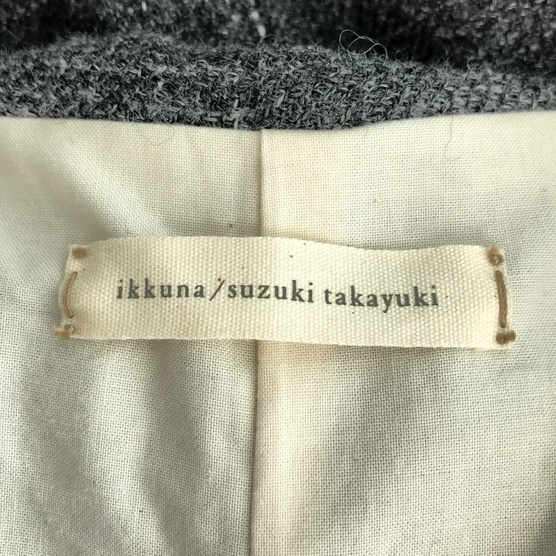 ikkuna/suzuki takayuki / イクナスズキ タカユキ | ウール リネン フーデッドコート | 1 | レディース