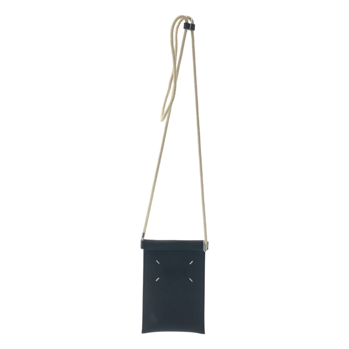 MAISON MARGIELA ショルダー フォンケース スマホホルダー MAISON MARGIELA Phone Pouch スマホ フォン ホルダー ケース 黒