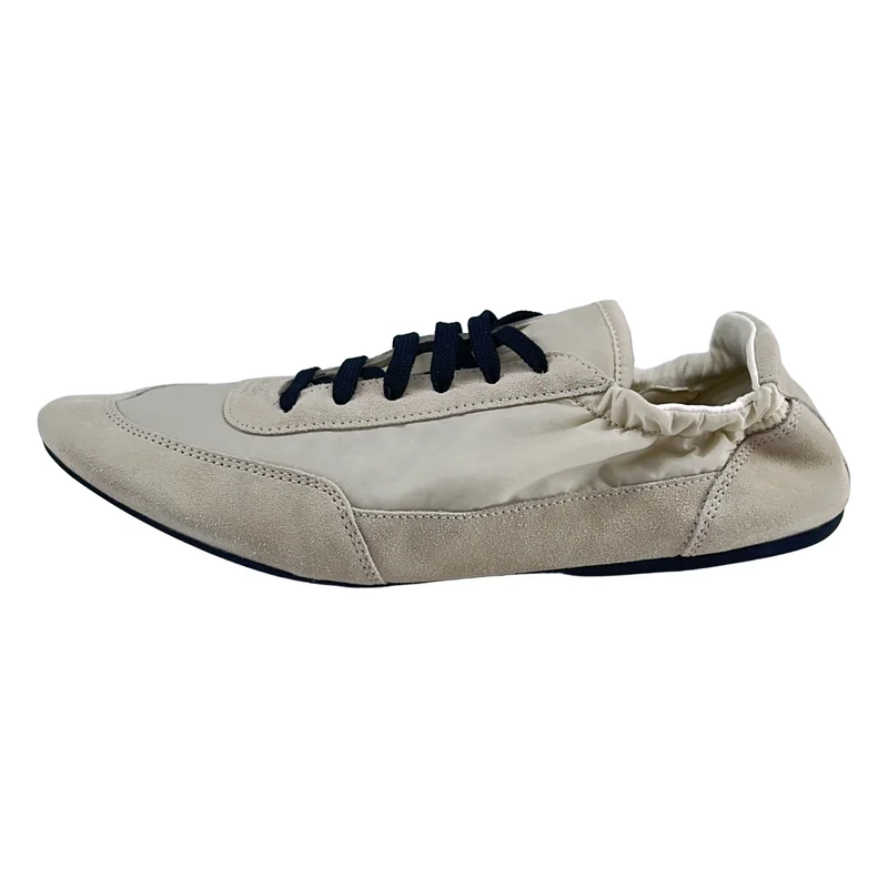 PRADA / プラダ | コラプス Re-Nylon xスエード スニーカー 1E959N | 371/2 | レディース
