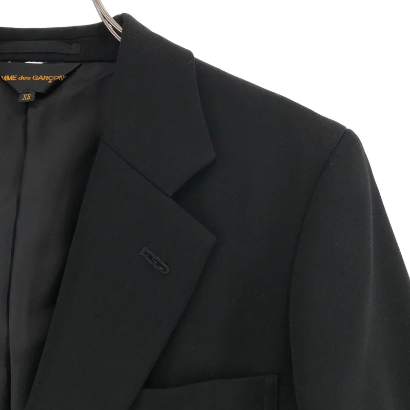 COMME des GARCONS / コムデギャルソン | 2019AW | 変形 シングルブレスト ロングジャケット / 総裏地 | XS | レディース