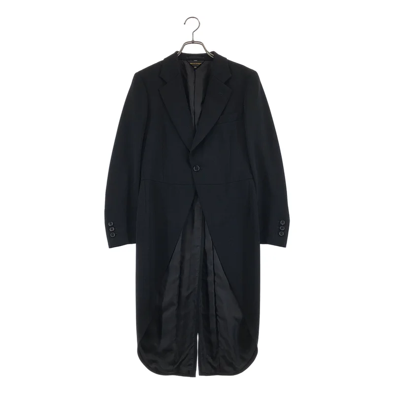 COMME des GARCONS / コムデギャルソン | 2019AW | 変形 シングルブレスト ロングジャケット / 総裏地 | XS | レディース