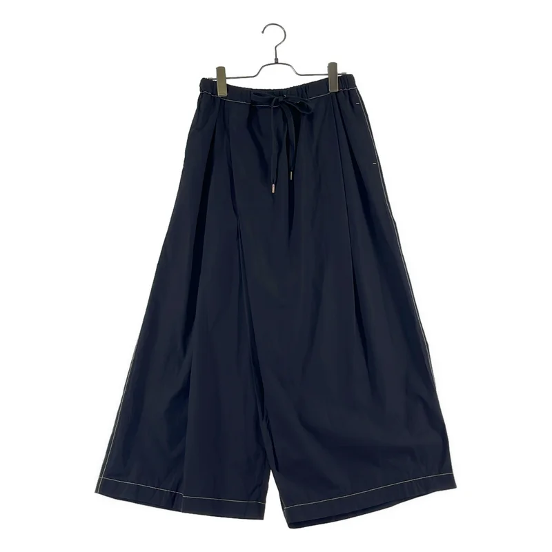 MARNI / マルニ | 2020SS | COTTON POPLIN PANTS ステッチ アシンメトリー ワイドパンツ | 40 | レディース