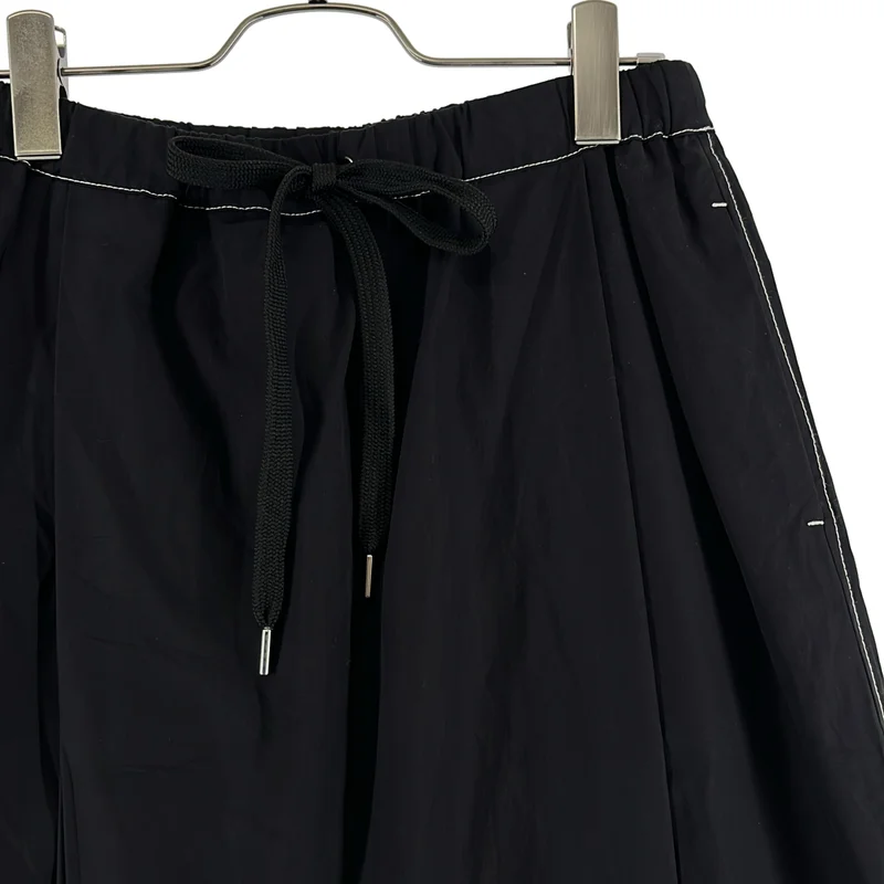 MARNI / マルニ | 2020SS | COTTON POPLIN PANTS ステッチ アシンメトリー ワイドパンツ | 40 | レディース