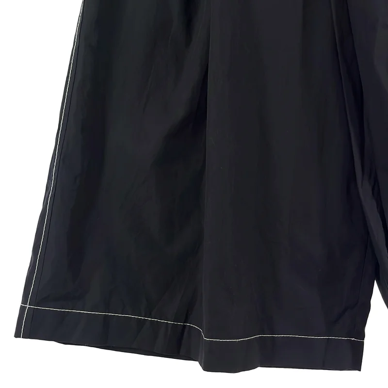 MARNI / マルニ | 2020SS | COTTON POPLIN PANTS ステッチ アシンメトリー ワイドパンツ | 40 | レディース