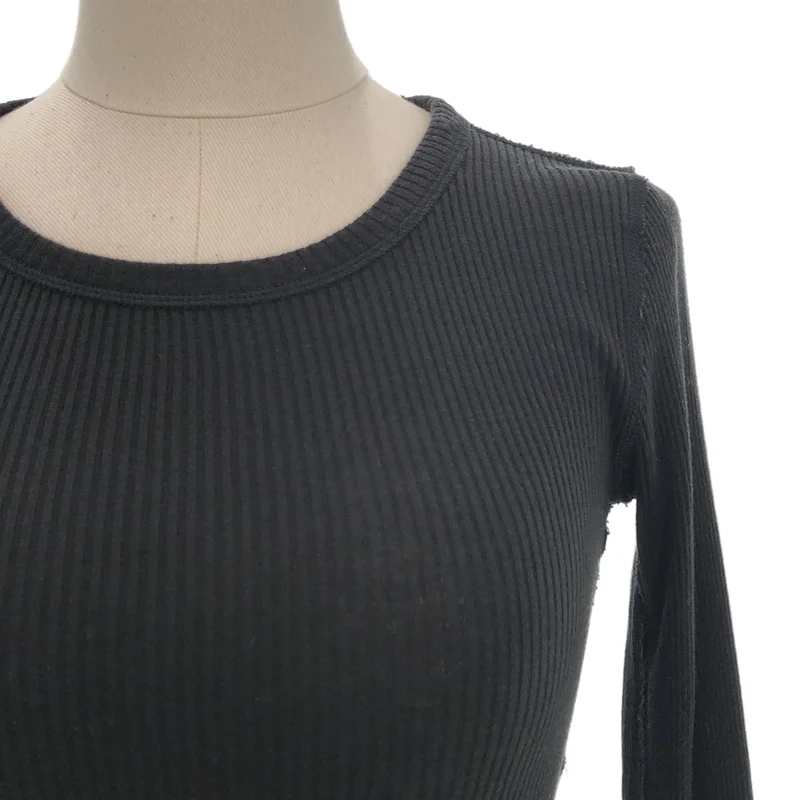 ALEXANDER WANG / アレキサンダーワン | body wear リブ カットソー | XS | レディース