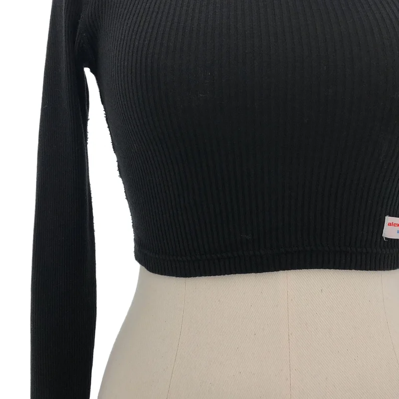 ALEXANDER WANG / アレキサンダーワン | body wear リブ カットソー | XS | レディース