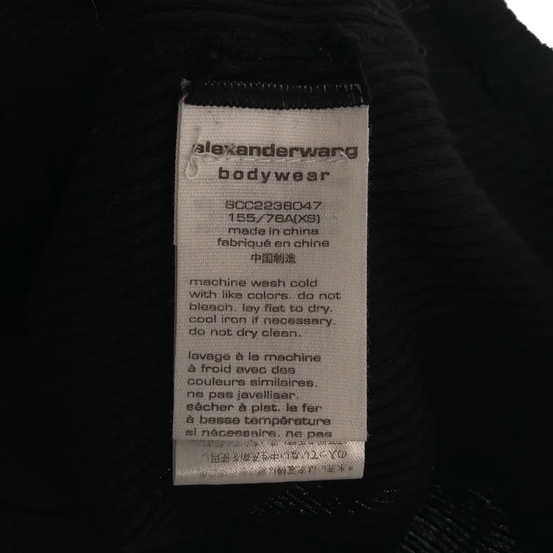 ALEXANDER WANG / アレキサンダーワン | body wear リブ カットソー | XS | レディース