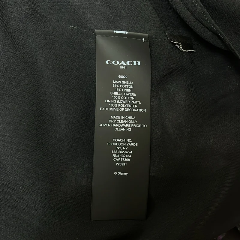 COACH / コーチ | × Disney フリル スキッパーワンピース | 2 | レディース