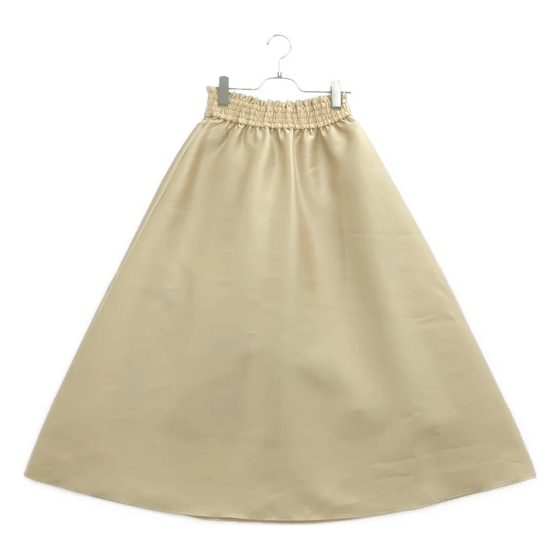 UNITED ARROWS / ユナイテッドアローズ | シャイニー フレア ロングスカート 1524-162-5275 | 36 | レディース