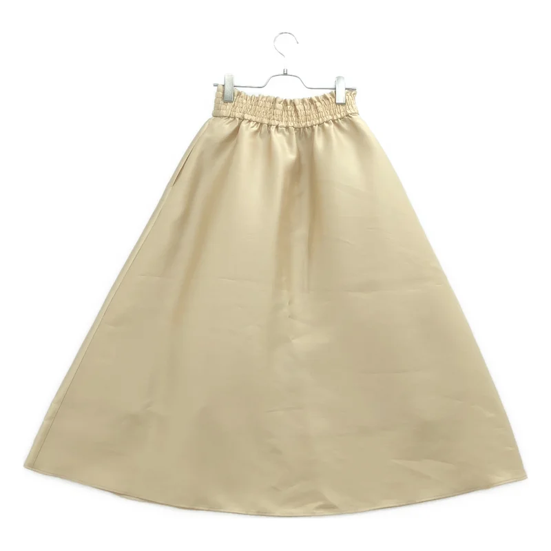 UNITED ARROWS / ユナイテッドアローズ | シャイニー フレア ロングスカート 1524-162-5275 | 36 | レディース