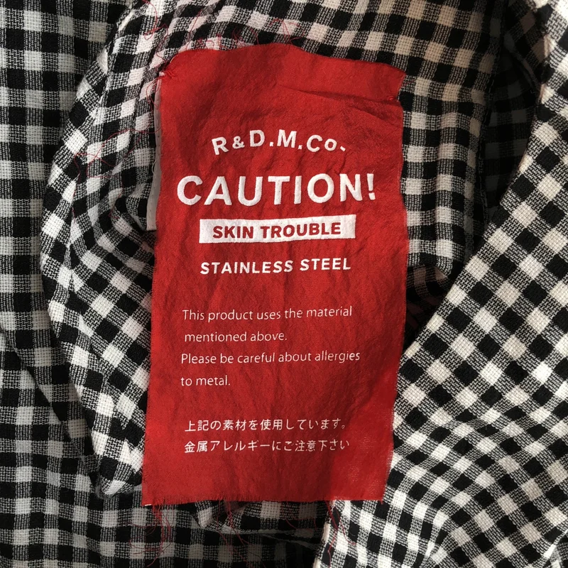 R&D.M.Co / オールドマンズテーラー | チェック ラップ ワンピース |