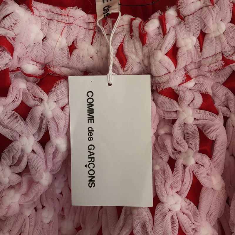 COMME des GARCONS / コムデギャルソン | 2026SS | サテン メッシュ レイヤードスカート | S | レディース