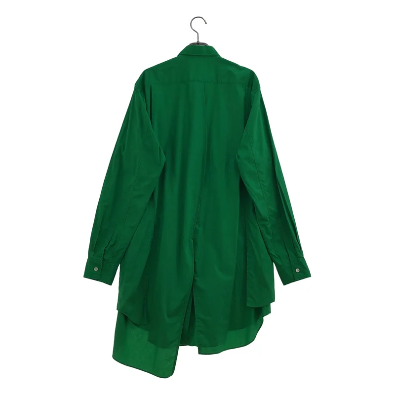 COMME des GARCONS HOMME PLUS / コムデギャルソンオムプリュス | 2024SS | コットン 変形 アシンメトリーシャツ | M | メンズ