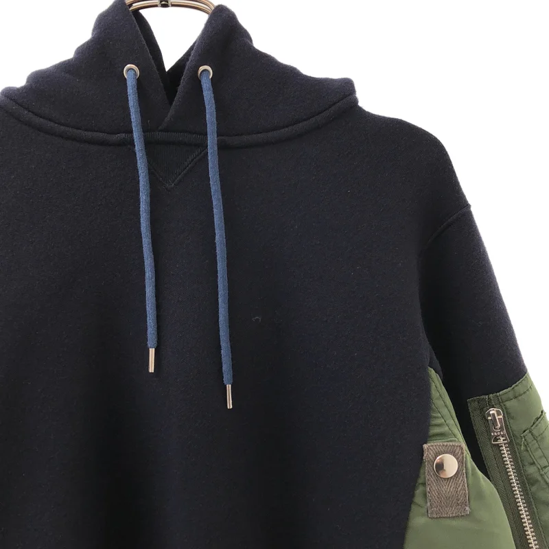 sacai / サカイ | Sponge Sweat×MA-1 Hoodie トレーナー SCM-033 | 2 | メンズ