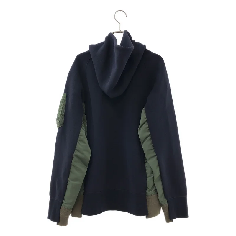 sacai / サカイ | Sponge Sweat×MA-1 Hoodie トレーナー SCM-033 | 2 | メンズ