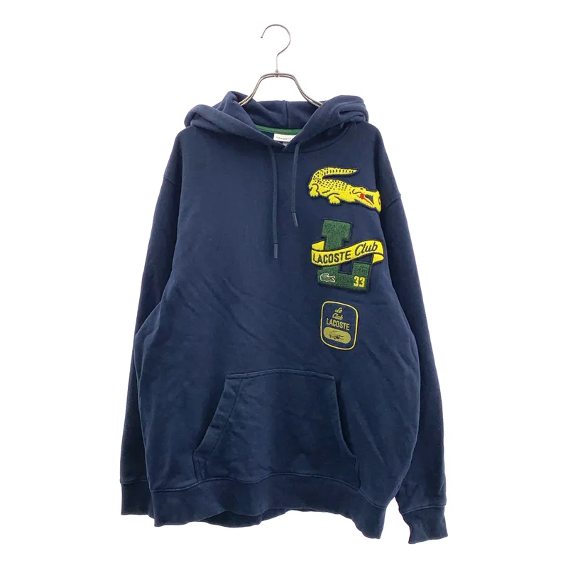 LACOSTE / ラコステ | ヘリテージワッペンスウェットフーディー | L | メンズ