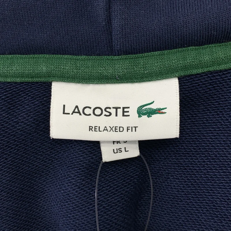 LACOSTE / ラコステ | ヘリテージワッペンスウェットフーディー | L | メンズ