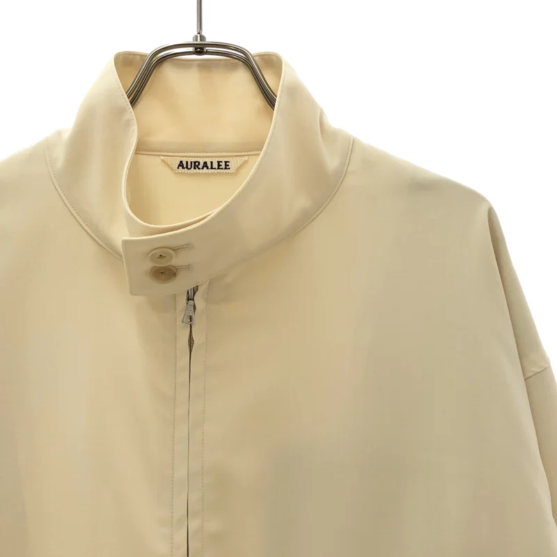 AURALEE / オーラリー | 2025SS | SUPER FINE TROPICAL WOOL ZIP BLOUSON / スーパーファイン トロピカルウール ジップアップブルゾン | 1 | メンズ