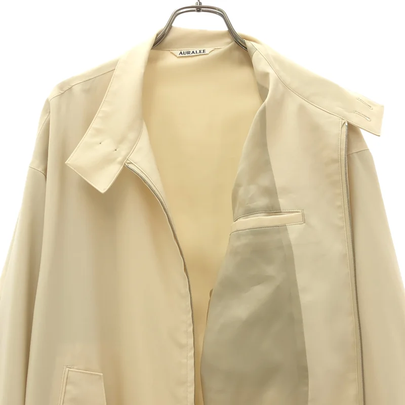 AURALEE / オーラリー | 2025SS | SUPER FINE TROPICAL WOOL ZIP BLOUSON / スーパーファイン トロピカルウール ジップアップブルゾン | 1 | メンズ