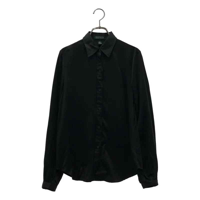 Lauren Ralph Lauren / ローレンラルフローレン | シルク サテンシャツ | 2 | レディース
