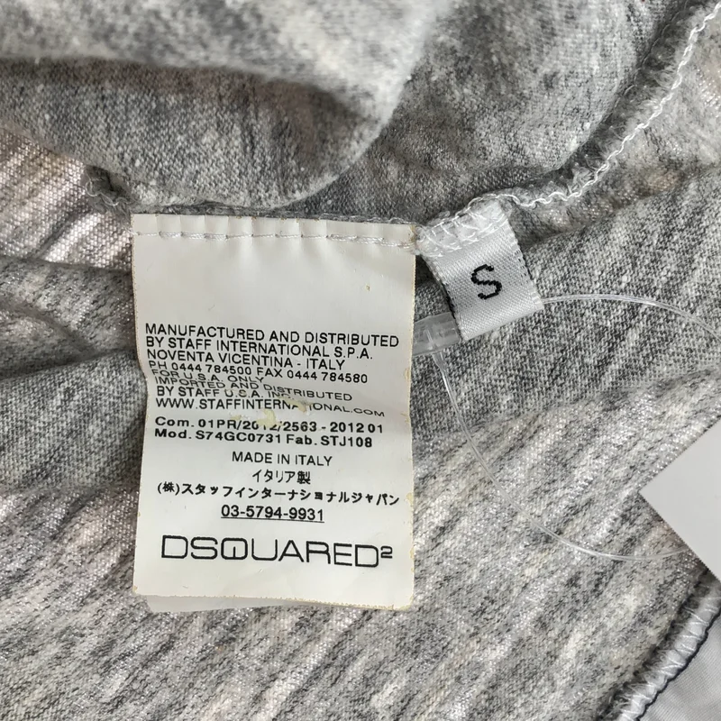 DSQUARED2 / ディースクエアード | ボーダー切替 ロングスリーブカットソー | S | レディース
