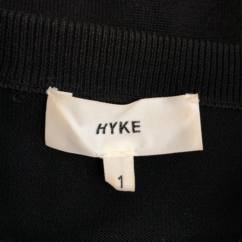 HYKE / ハイク | シルクコットン クルーネック ニットカーディガン 151-11031 | 1 | レディース