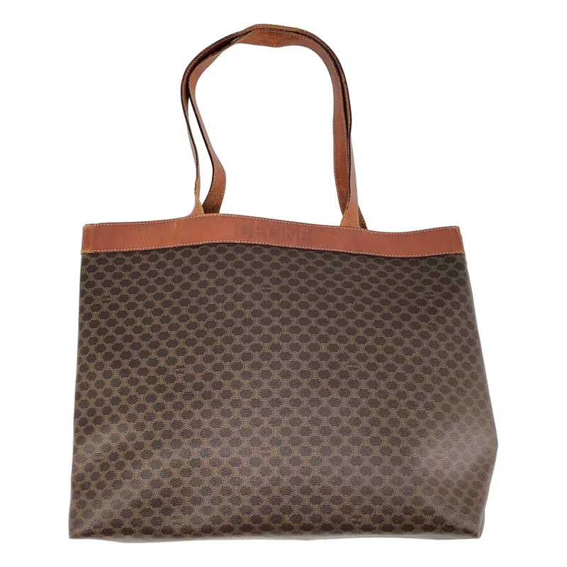 CELINE / セリーヌ | レザー マカダム トートバッグ |