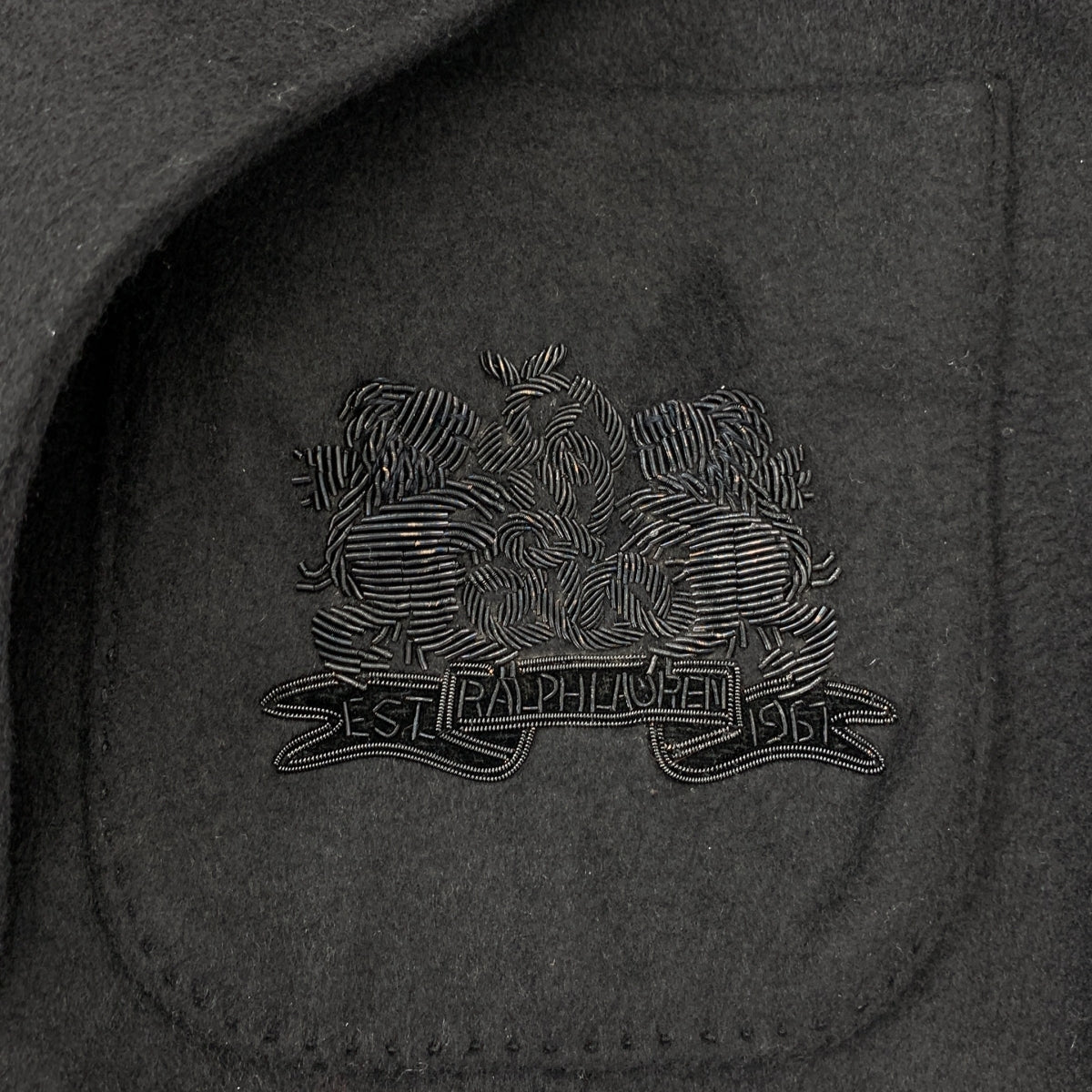 美品】 POLO RALPH LAUREN / ポロラルフローレン | Logo Crest Brushed
