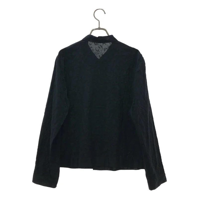 HaaT ISSEY MIYAKE / ハートイッセイミヤケ | コットン 刺しゅう トライバル 総柄 シャツ | 2 | レディース