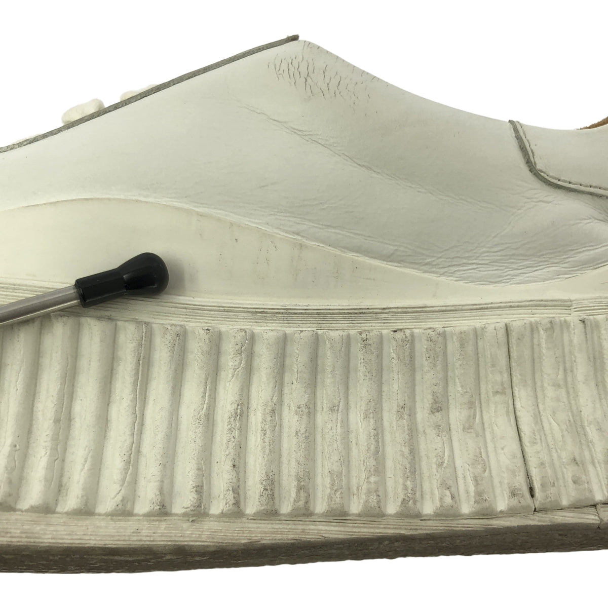 JIL SANDER / ジルサンダー | レザー プラットフォームスニーカー | 36