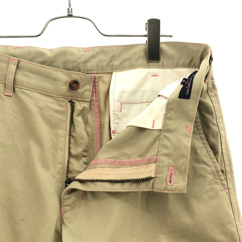 COMME des GARCONS HOMME / コムデギャルソンオム | 2008AW | 製品染め ステッチ チノパンツ | S | メンズ