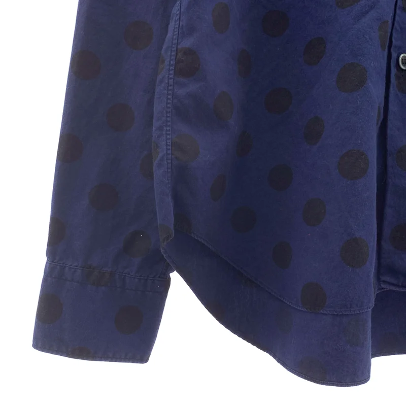BLACK COMME des GARCONS / ブラックコムデギャルソン | 2013 | 染め加工 ドット シャツ ブラウス | XS | レディース