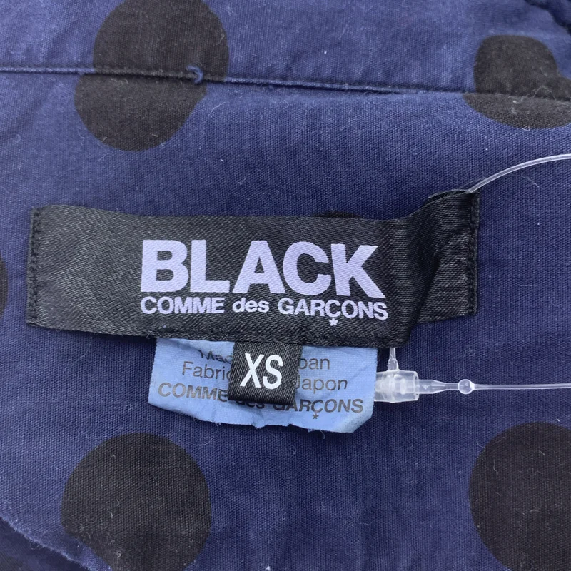 BLACK COMME des GARCONS / ブラックコムデギャルソン | 2013 | 染め加工 ドット シャツ ブラウス | XS | レディース